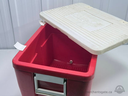 Vintage Coca Cola Cooler Red Ice Chest Coke Cooler Retro Picnic Cooler