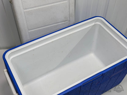 Coleman 48 Quart Cooler Blue Ice Chest Camping Cooler