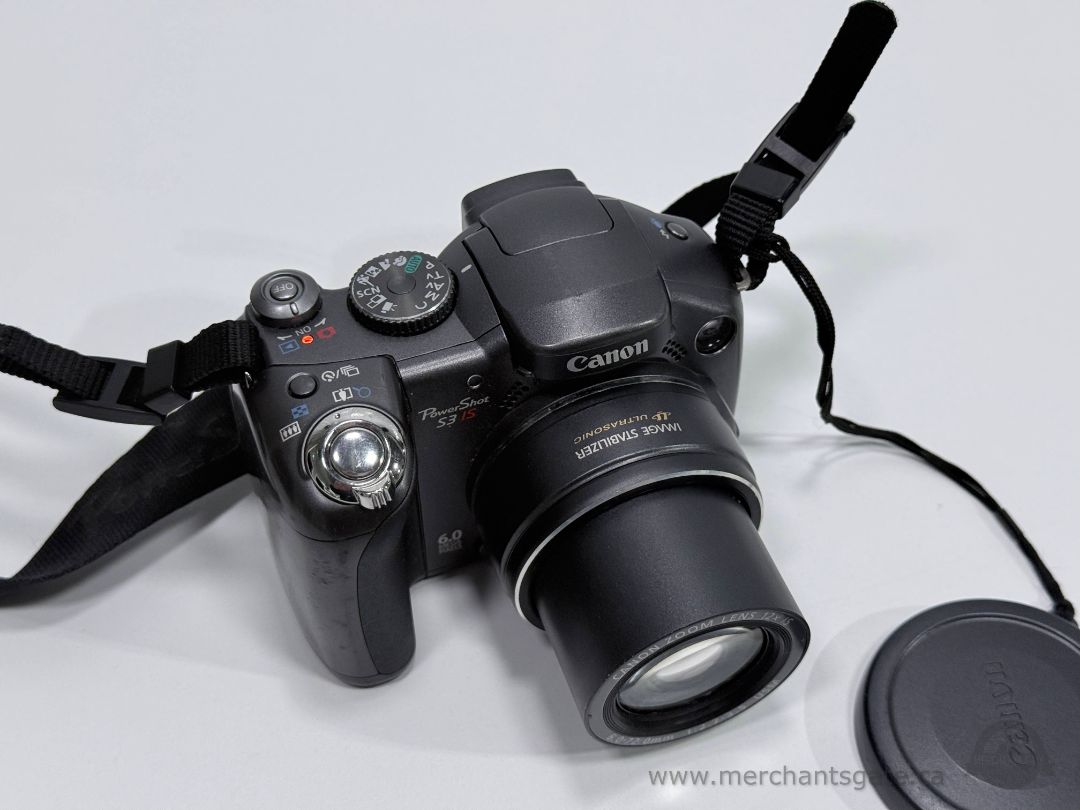 Canon PowerShot S3 IS Digital Camera 6MP 12x Optical Zoom Image Stabilized