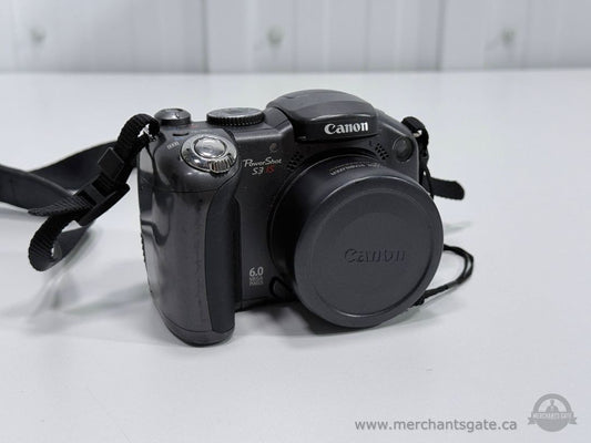 Canon PowerShot S3 IS Digital Camera 6MP 12x Optical Zoom Image Stabilized