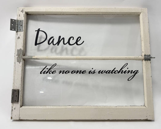 Pair of Rustic Salvaged Window Frames – Chippy Paint, Ready for Upcycle (28” x 33.5”)