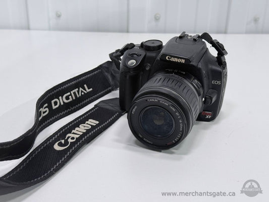Canon EOS Digital Rebel XT DSLR Camera Kit 18-55mm Lens Tested Working - Read