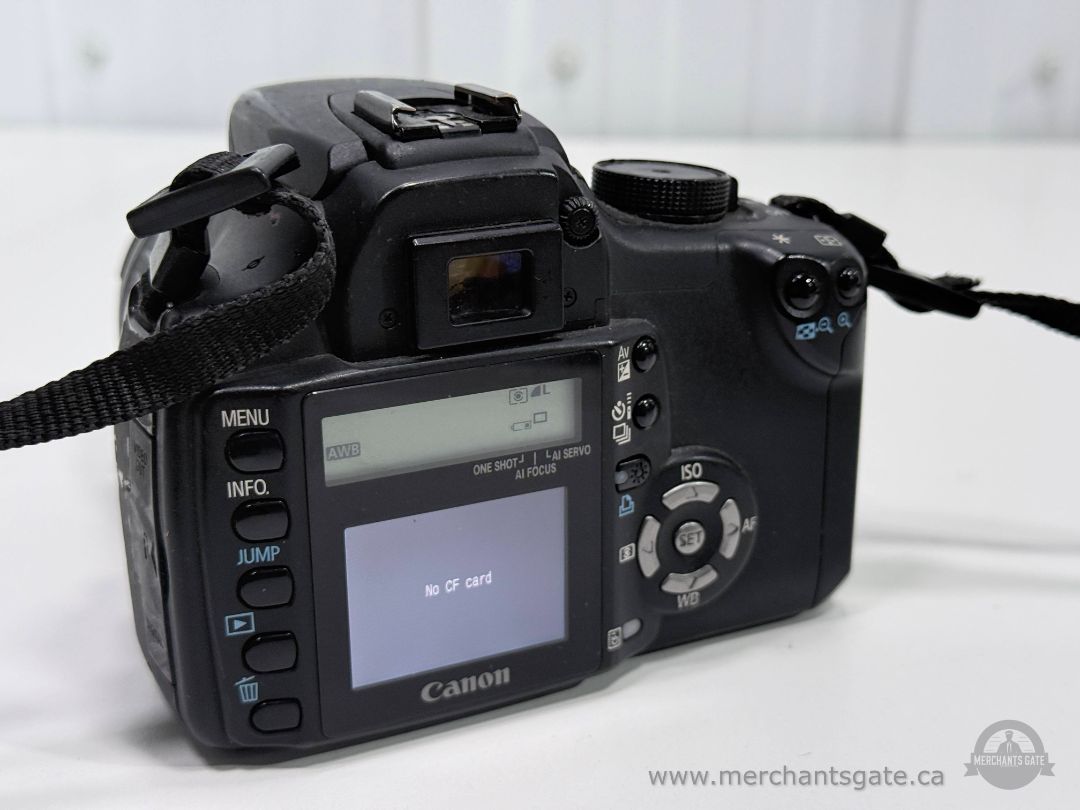 Canon EOS Digital Rebel XT DSLR Camera Kit 18-55mm Lens Tested Working - Read