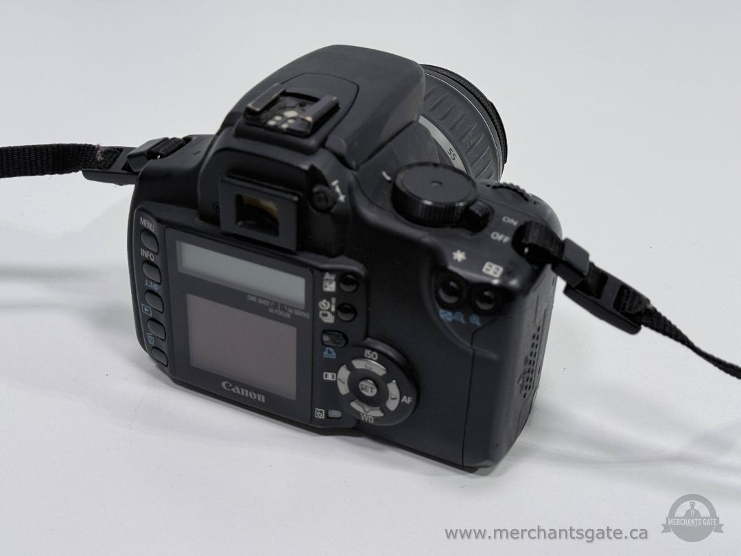 Canon EOS Digital Rebel XT DSLR Camera Kit 18-55mm Lens Tested Working - Read