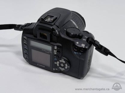 Canon EOS Digital Rebel XT DSLR Camera Kit 18-55mm Lens Tested Working - Read