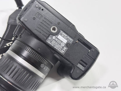 Canon EOS Digital Rebel XT DSLR Camera Kit 18-55mm Lens Tested Working - Read