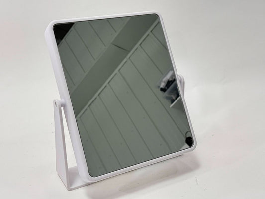 Double-Sided Vanity Mirror – 9x10” with Convex Zoom Side