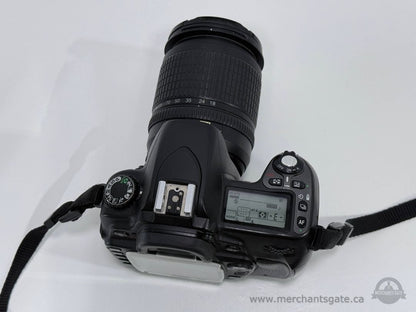 Nikon D80 DSLR Camera w 18-135mm Lens Low Shutter Count 23K Tested