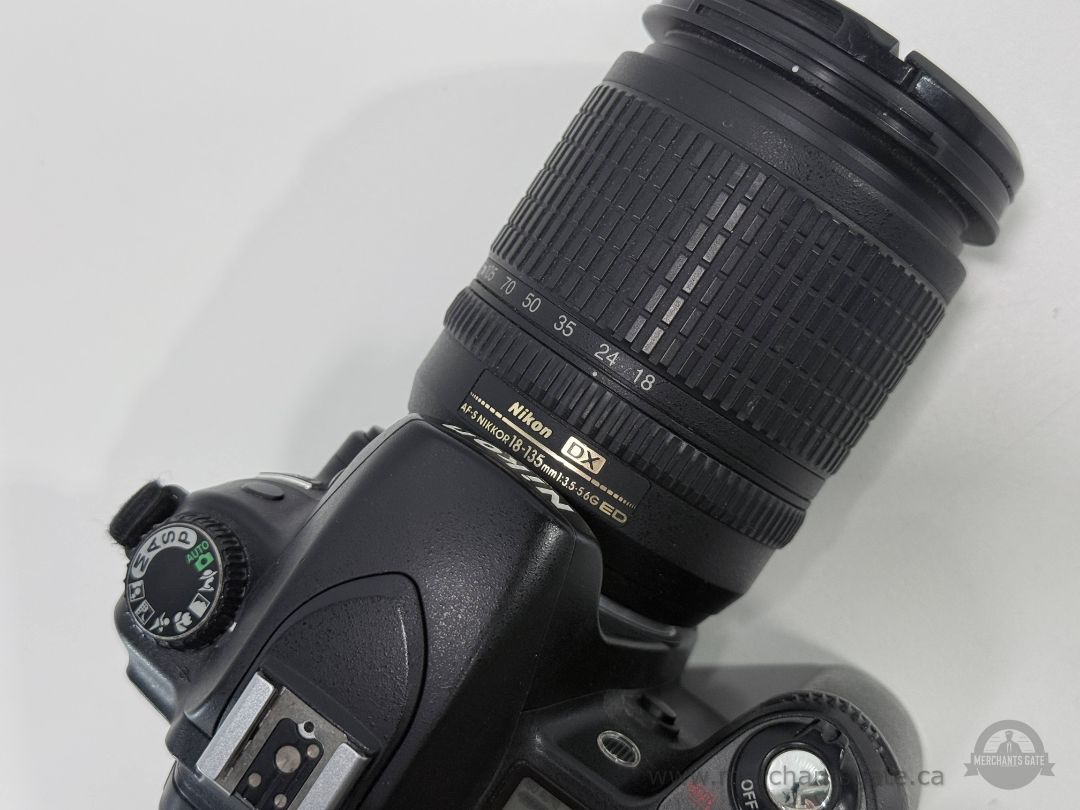 Nikon D80 DSLR Camera w 18-135mm Lens Low Shutter Count 23K Tested