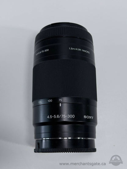 Sony 75-300mm f/4.5-5.6 Telephoto Lens SAL75300 A-Mount DSLR
