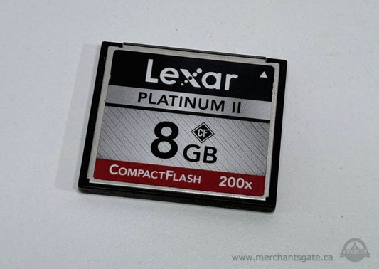 Lexar Platinum II 8GB CompactFlash CF Card 200x Memory Card