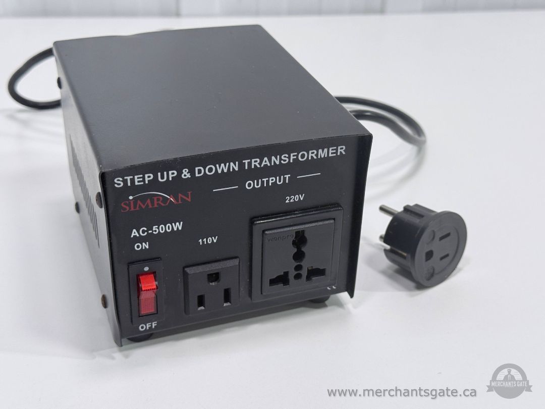 Simran AC-500W Step Up Down Voltage Converter Transformer 110V/220V Tested