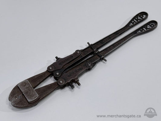 Vintage Bolt Cutters 18 Inch Boston USA Industrial Tool Steampunk Decor