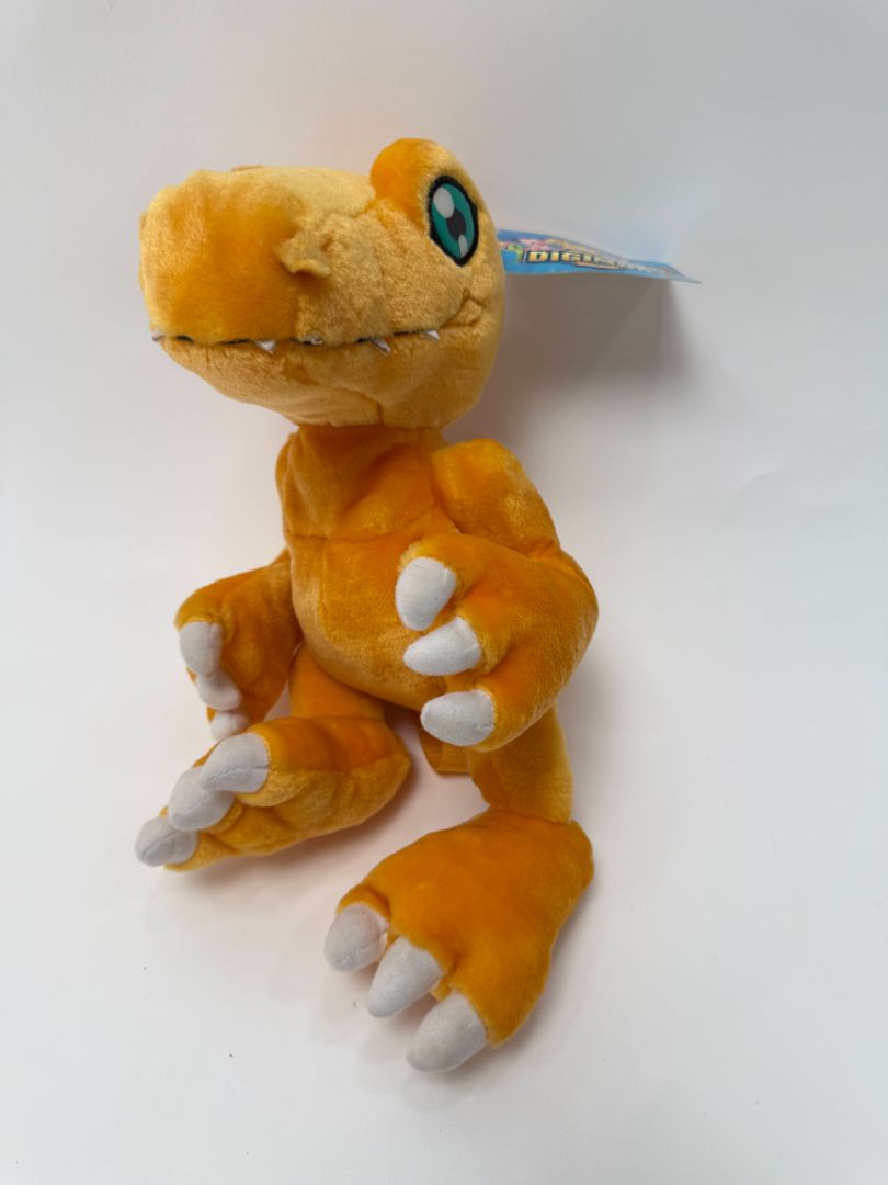 Official Digimon Agumon Plush Backpack – Tagged & Adorable