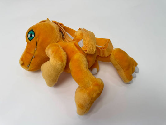 Official Digimon Agumon Plush Backpack – Tagged & Adorable