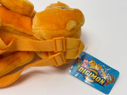 Official Digimon Agumon Plush Backpack – Tagged & Adorable