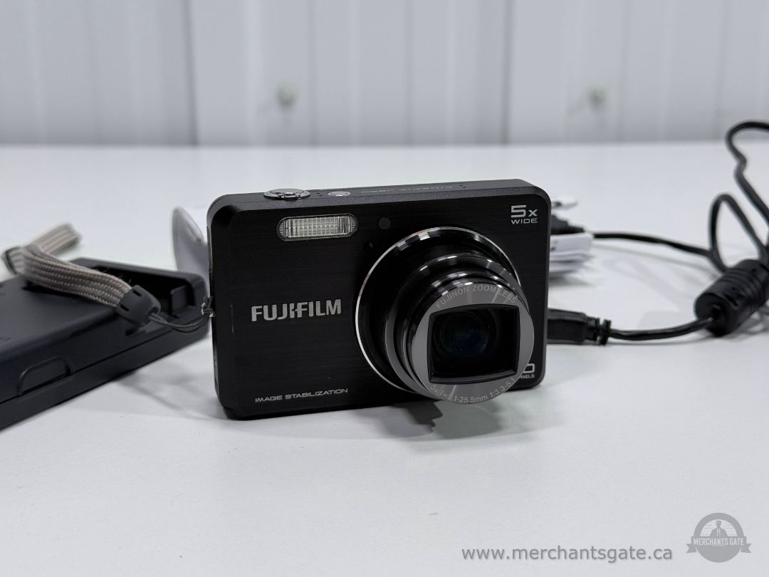 Fujifilm FinePix J250 Digital Camera 10MP 5x Zoom w/ Charger Tested