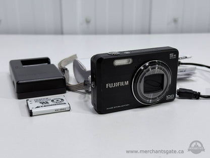 Fujifilm FinePix J250 Digital Camera 10MP 5x Zoom w/ Charger Tested