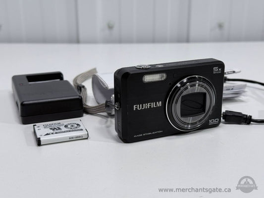 Fujifilm FinePix J250 Digital Camera 10MP 5x Zoom w/ Charger Tested