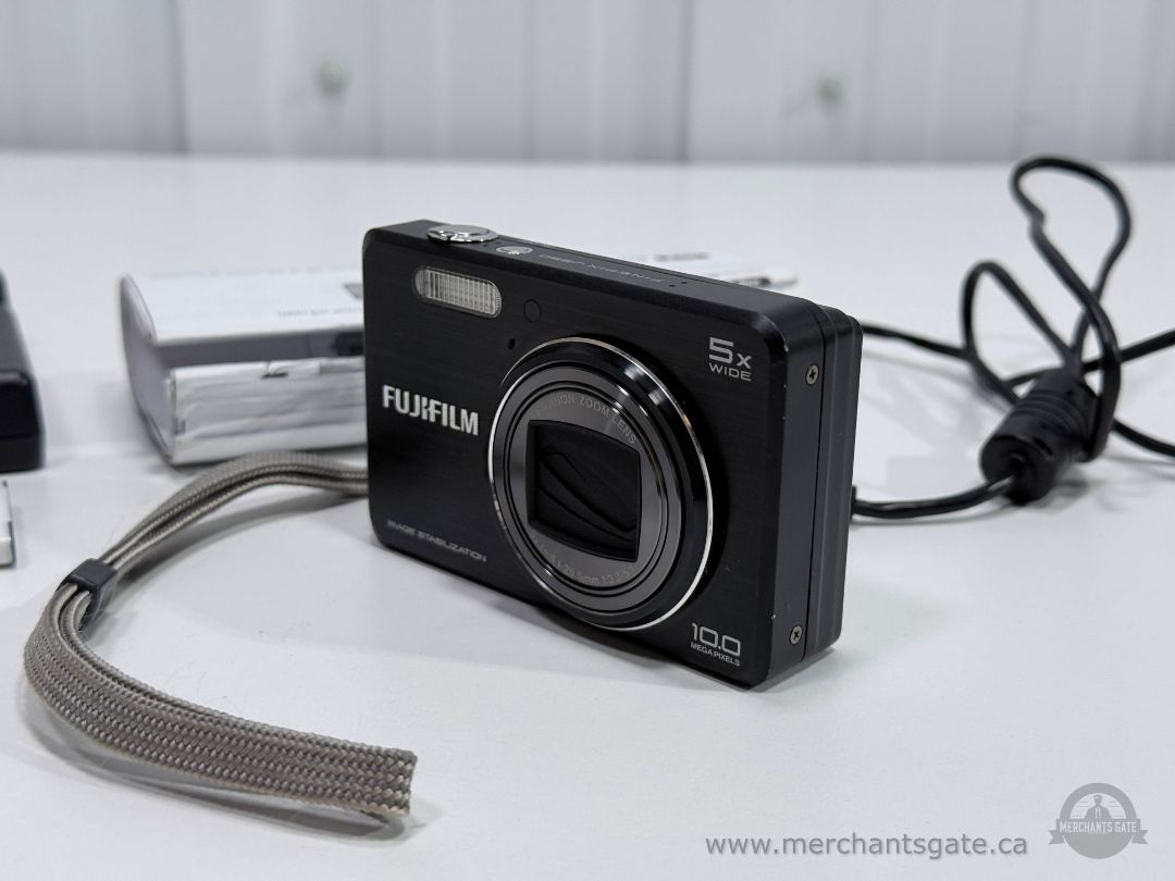 Fujifilm FinePix J250 Digital Camera 10MP 5x Zoom w/ Charger Tested