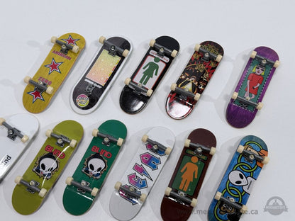 Fingerboard Skateboard Lot of 19 Tech Deck Style Mini Boards Assorted Brands