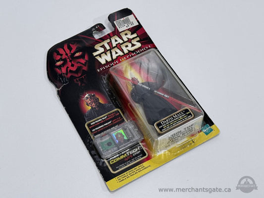Star Wars Episode 1 Darth Maul CommTech Chip Action Figure Vintage Hasbro 1998