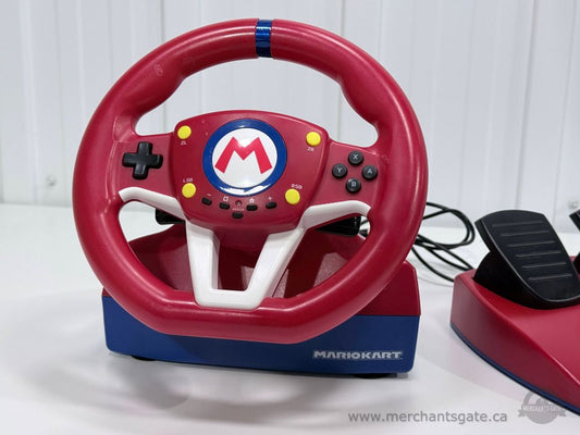 Nintendo Switch Mario Kart Racing Wheel And Pedals Controller Set