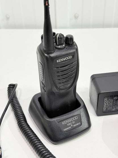 Kenwood TK-3302 UHF Two Way Radio with Charger Mic Walkie Talkie