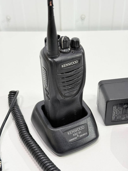 Kenwood TK-3302 UHF Two Way Radio with Charger Mic Walkie Talkie