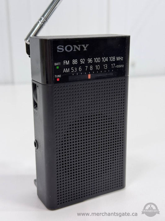 Sony Portable AM FM Radio ICF-P26 Pocket Radio with Telescopic Antenna