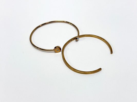 Michael Kors Rose Gold-Tone Bangle Bracelet Set with Crystals MKJ4822040