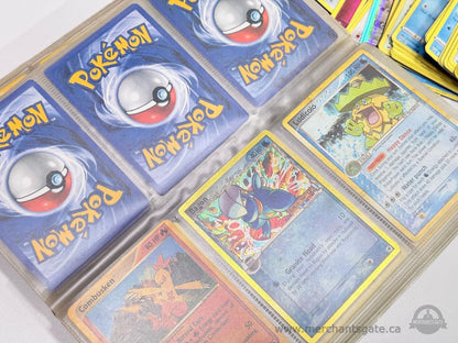 Pokémon Card Lot Binder + 100+ Cards Mixed Vintage to Modern Holos Included