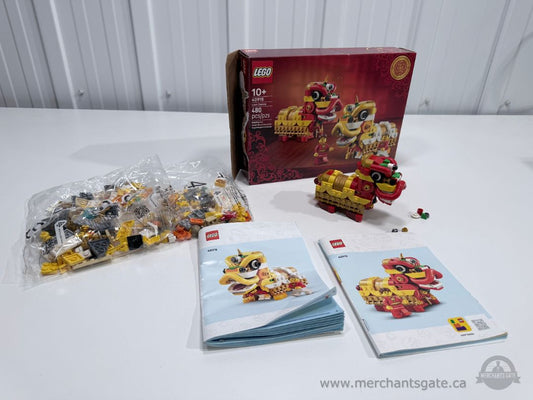 LEGO 40915 Lion Dance Set Near Complete w Box Instructions Chinese New Year Dragon