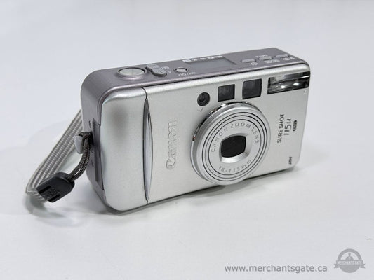 Canon Sure Shot 115u 35mm Film Camera 38–115mm Zoom Tested Working