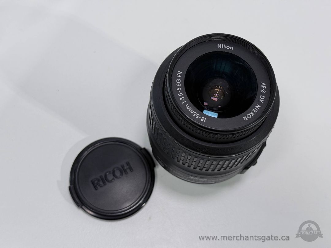 Nikon 18-55mm VR Lens AF-S DX f/3.5-5.6G w/ Caps Tested Working