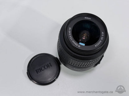 Nikon 18-55mm VR Lens AF-S DX f/3.5-5.6G w/ Caps Tested Working