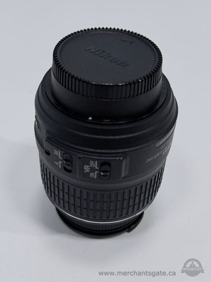 Nikon 18-55mm VR Lens AF-S DX f/3.5-5.6G w/ Caps Tested Working