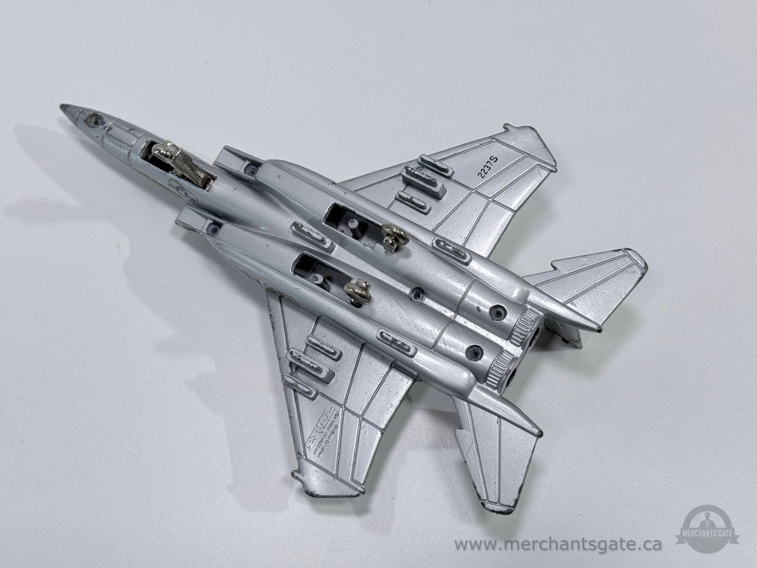 Vintage Ertl Diecast USAF Jet Fighter Plane F-15 Style Toy Metal Aircraft