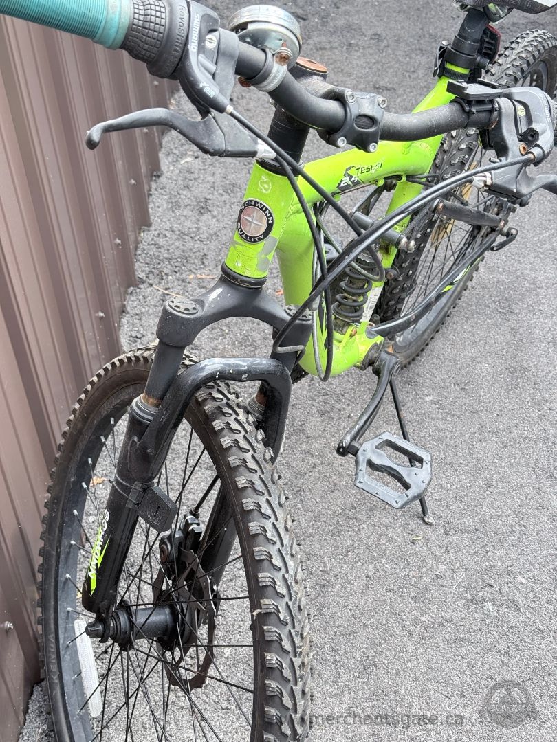 Schwinn Teslin 24" Kids Full Suspension Mountain Bike 21-Speed Disc Brakes