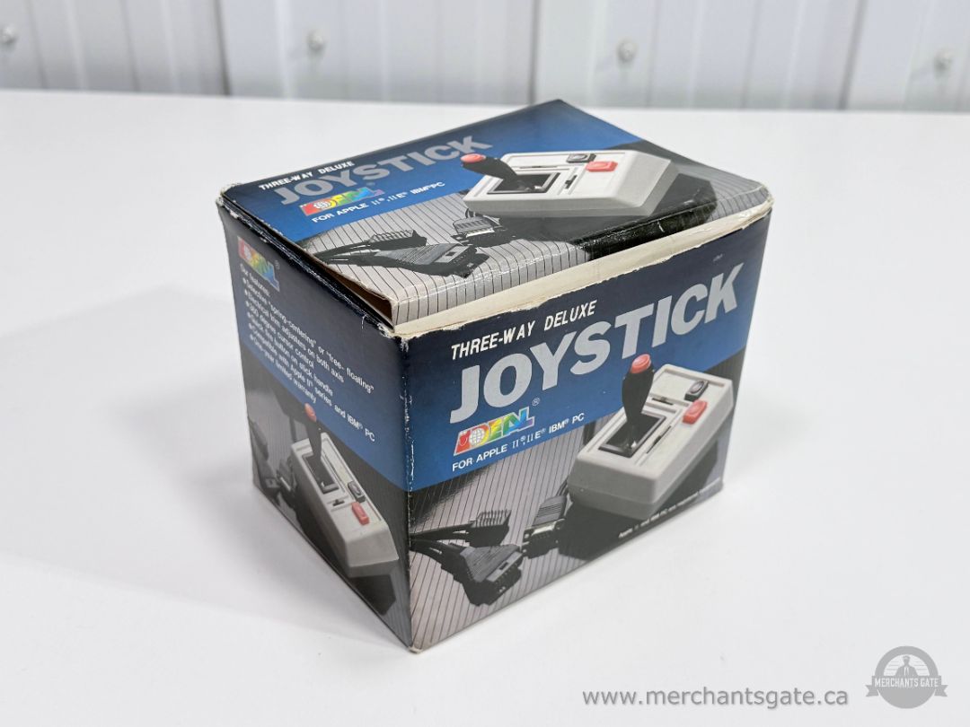 Vintage Three Way Deluxe Joystick for Apple II IIE IBM PC