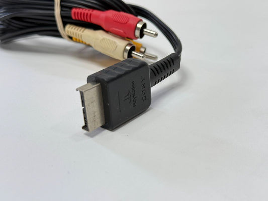 OEM Sony PS2 AV Cable – Original RCA Composite Video Audio Cord