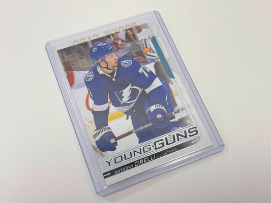 2018 Upper Deck Young Guns Rookie Card #219 / Anthony Cirelli Tampa Bay Lightning NHL Mint