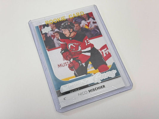 2017 Upper Deck Young Guns Rookie Card / Nico Hischier New Jersey Devils #201 NHL