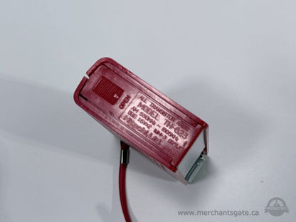 Vintage Hitachi TH 663 AM Transistor Radio Red Portable w Carry Strap