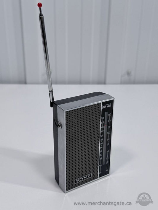 Vintage Sony 3F 85WA AM FM Transistor Radio 9 Transistor Portable w Antenna