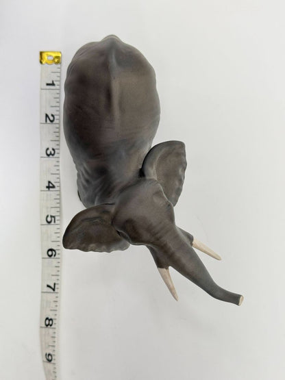 Vintage Beswick England Elephant Figurine – 7" Porcelain, Trunk Up