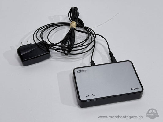 Signia StreamLine TV Audio Transmitter Dolby Digital Wireless Streaming Box