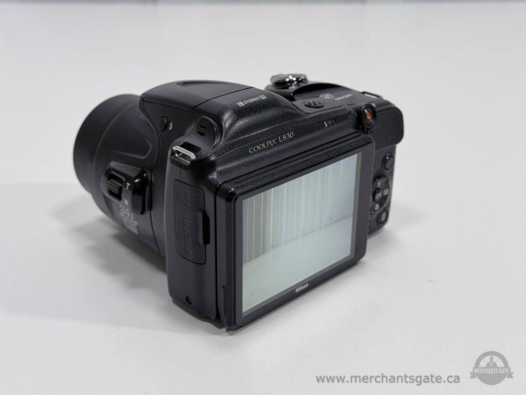 Nikon Coolpix L830 Digital Camera 16MP 34x Optical Zoom HD Video Flip Screen Bridge Camera