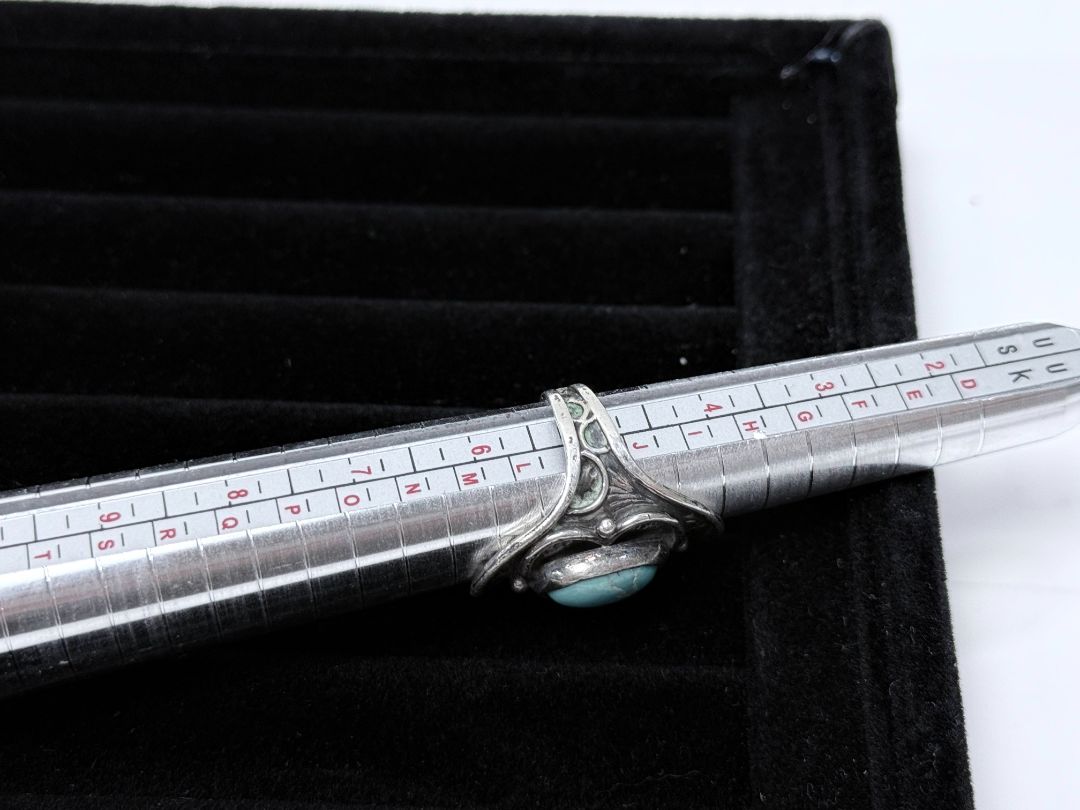 Sterling Silver Turquoise Ring, Size 5
