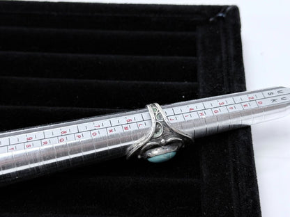 Sterling Silver Turquoise Ring, Size 5